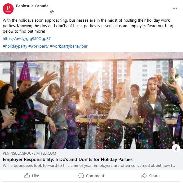 Holiday party social