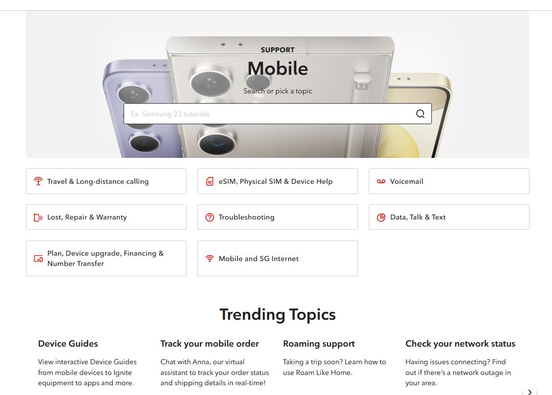 mobile support large