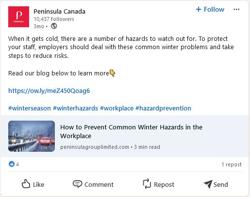 winter hazards social