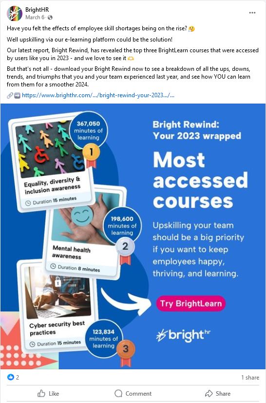 Most Accessed Course Social